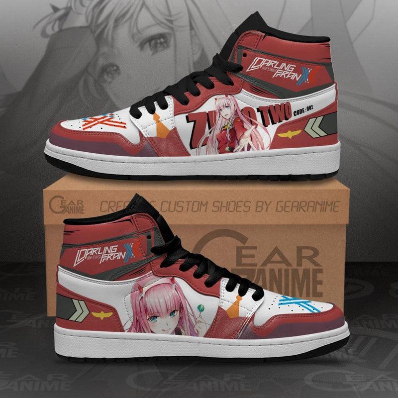 Code 002 Zero Two J1 Sneakers Anime