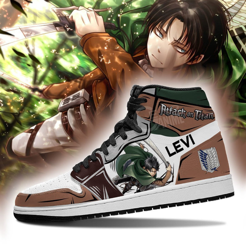 Captain Levi Ackerman J1 Sneakers Anime MN08