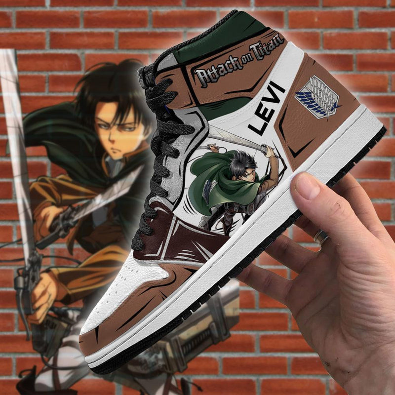 Captain Levi Ackerman J1 Sneakers Anime MN08