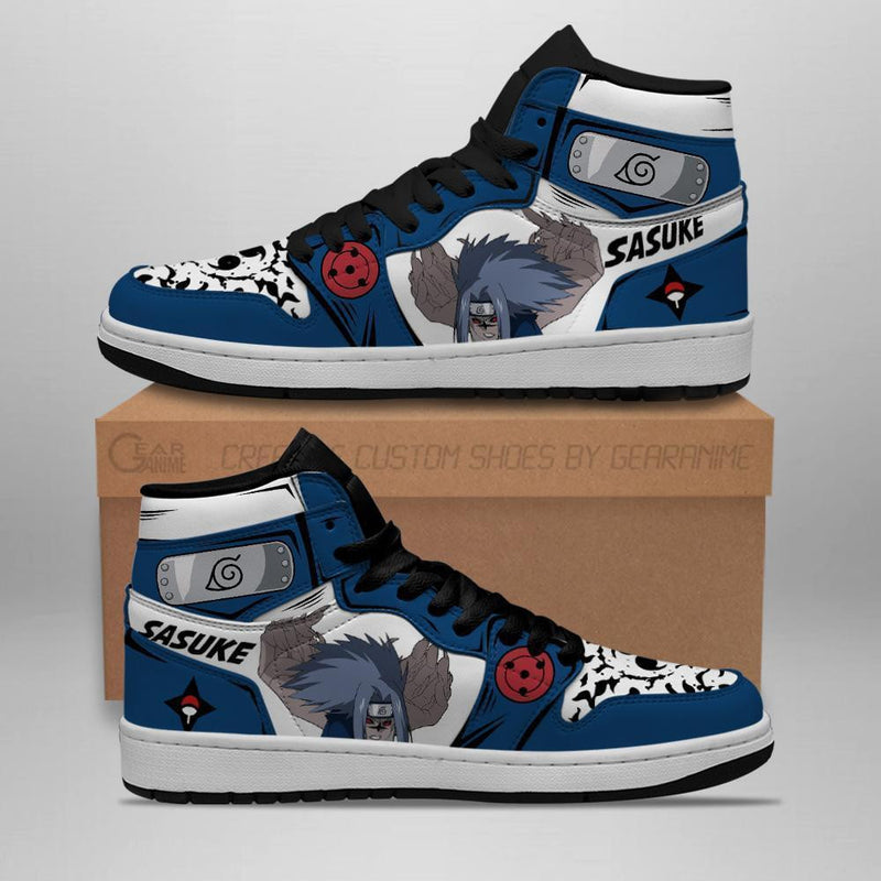 Sasuke J1 Sneakers Anime Cursed Seal of Heaven Power