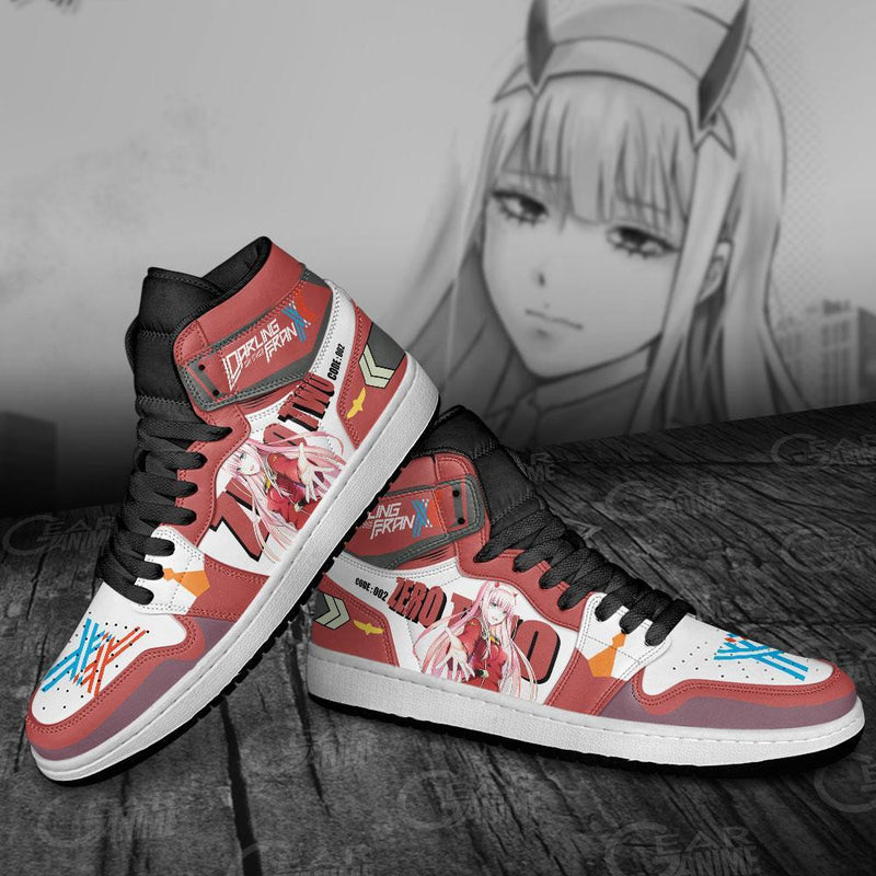 Code 002 Zero Two J1 Sneakers Anime