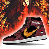 Madara Shoes Jutsu Fire Release J1 Sneakers Anime