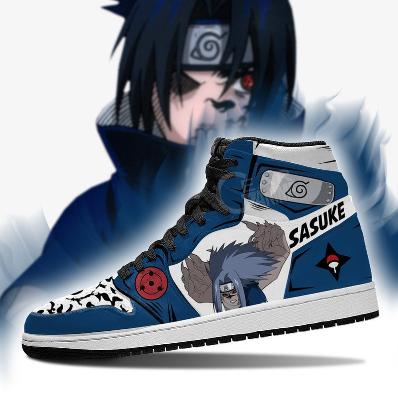 Sasuke J1 Sneakers Anime Cursed Seal of Heaven Power