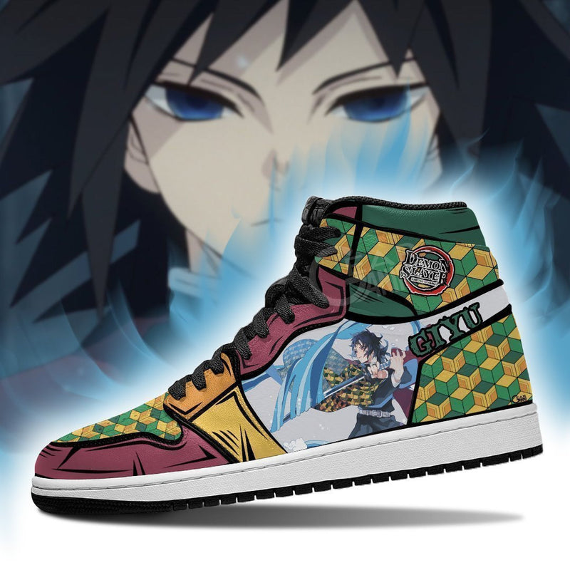 Giyu Tomioka J1 Sneakers Anime Water Breathing