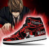 Light Yagami J1 Sneakers Anime Red