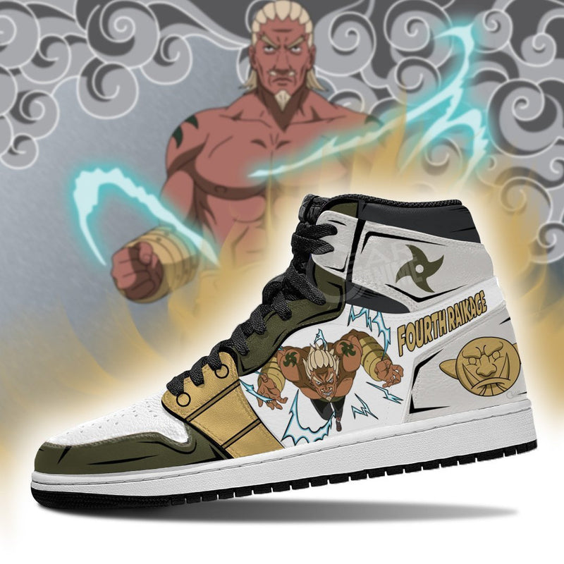 A Fourth Raikage J1 Sneakers Anime