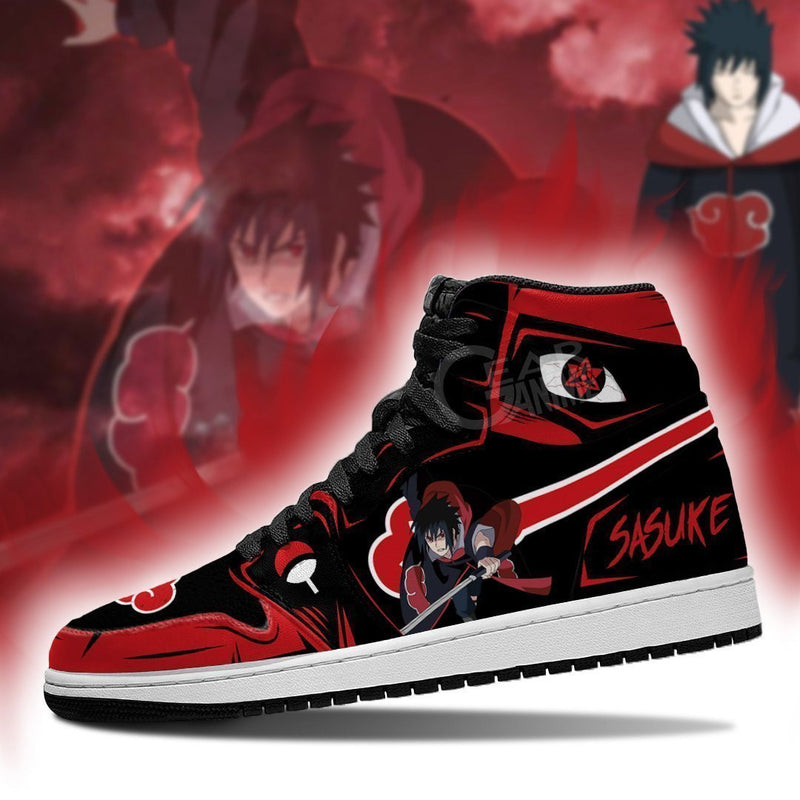 Sasuke J1 Sneakers Anime Akatsuki Costume