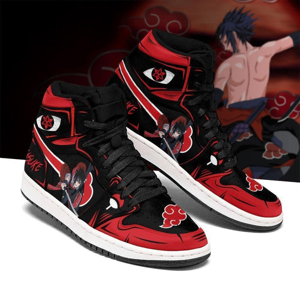 Sasuke J1 Sneakers Anime Akatsuki Costume