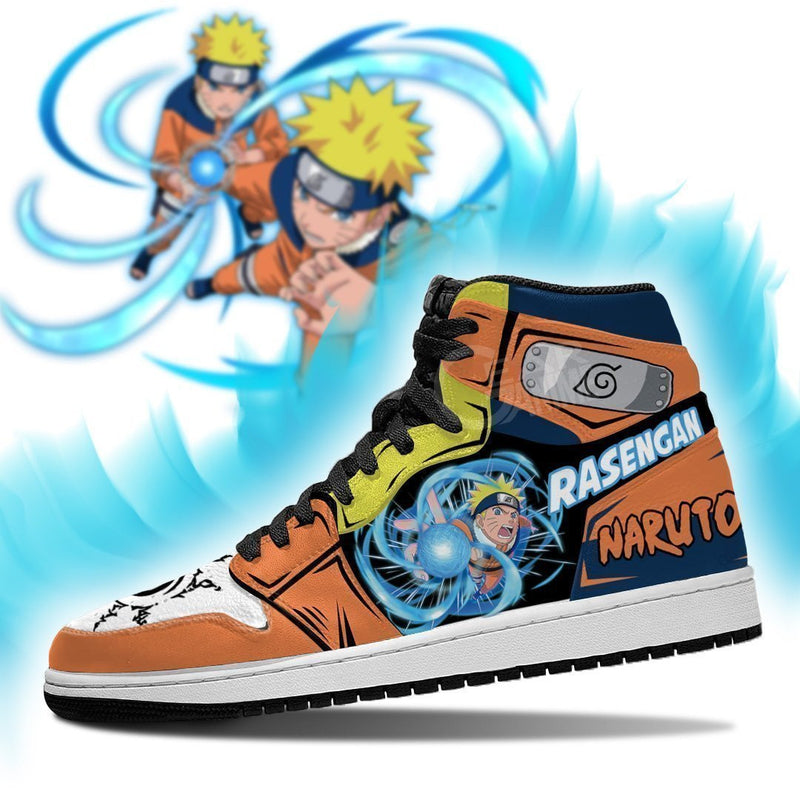 Rasengan J1 Sneakers Anime Skill Costume Boots