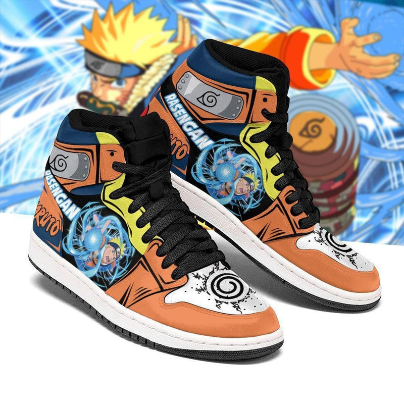 Rasengan J1 Sneakers Anime Skill Costume Boots