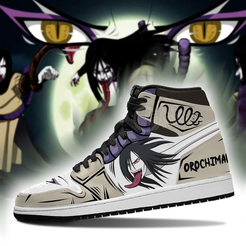 Orochimaru J1 Sneakers Anime Eyes Costume Boots