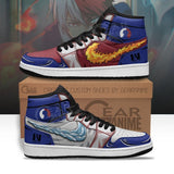 Shoto Todoroki J1 Sneakers Anime Ice and Fire