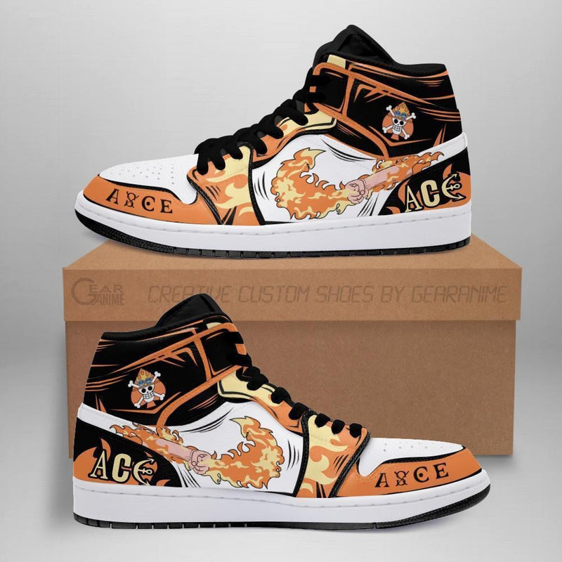 Fire Fist Portgas Ace J1 Sneakers Anime