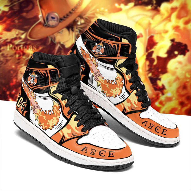 Fire Fist Portgas Ace J1 Sneakers Anime