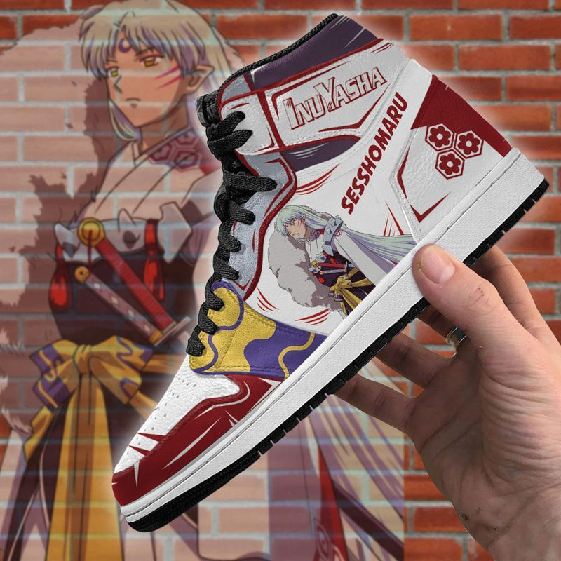 Sesshomaru J1 Sneakers Anime Inuyasha Leather MN08