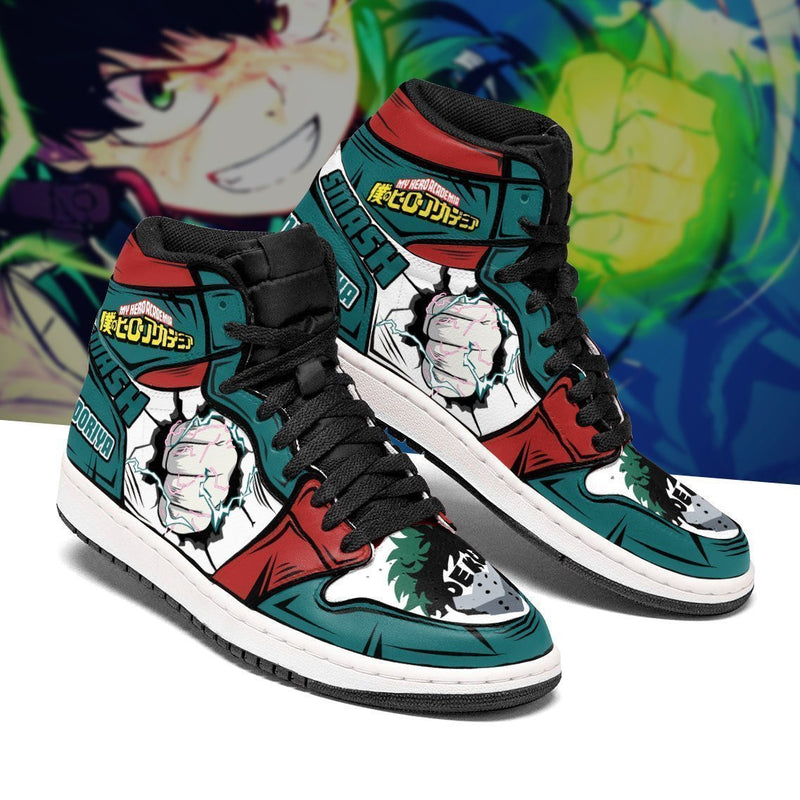 Izuku Midoriya Smash J1 Sneakers Anime