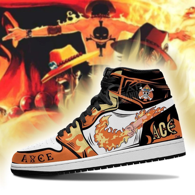 Fire Fist Portgas Ace J1 Sneakers Anime