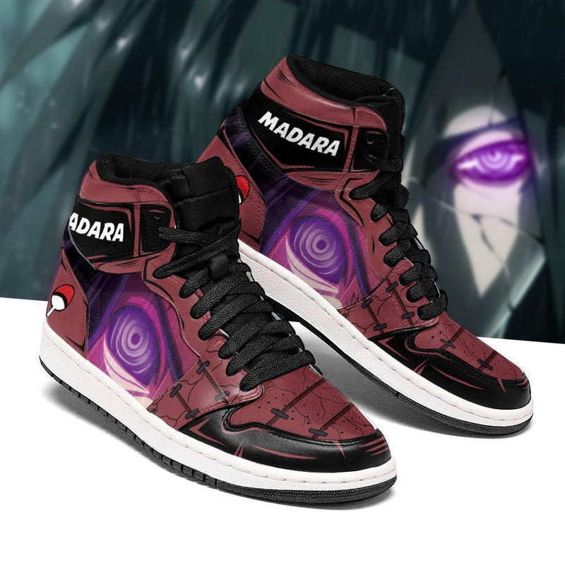 Madara Rinnegan Eye J1 Sneakers Anime Costume