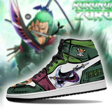 Roronoa Zoro J1 Sneakers Anime Three Swords Styles