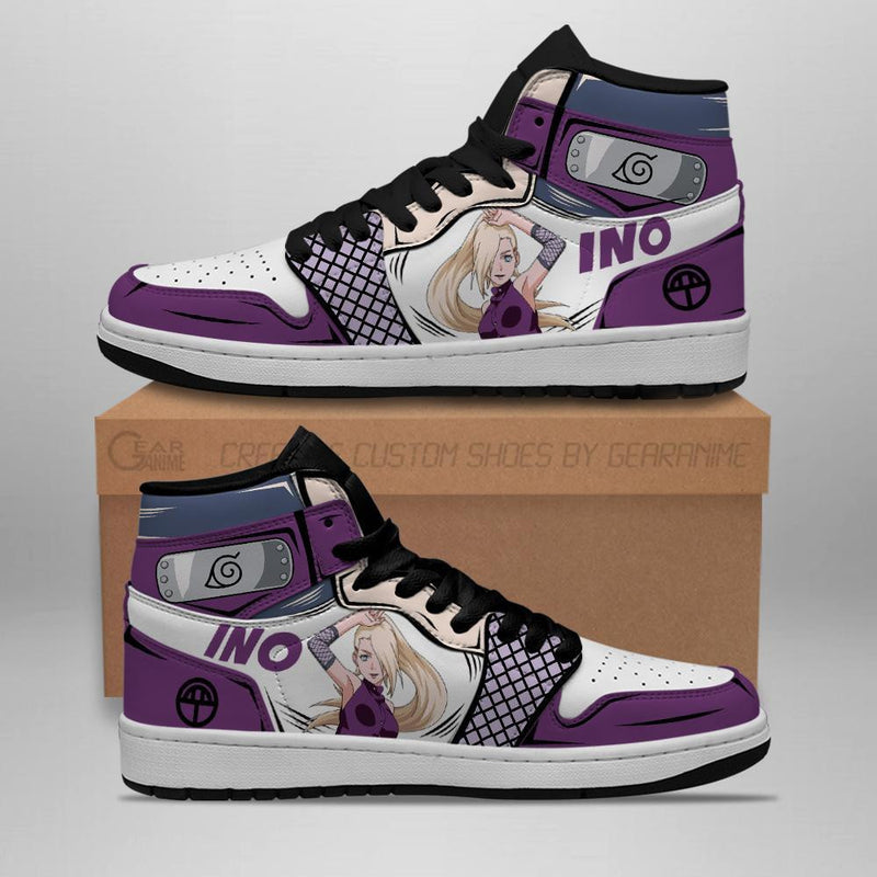 Ino Yamanaka J1 Sneakers Anime Symbol Costume Boots