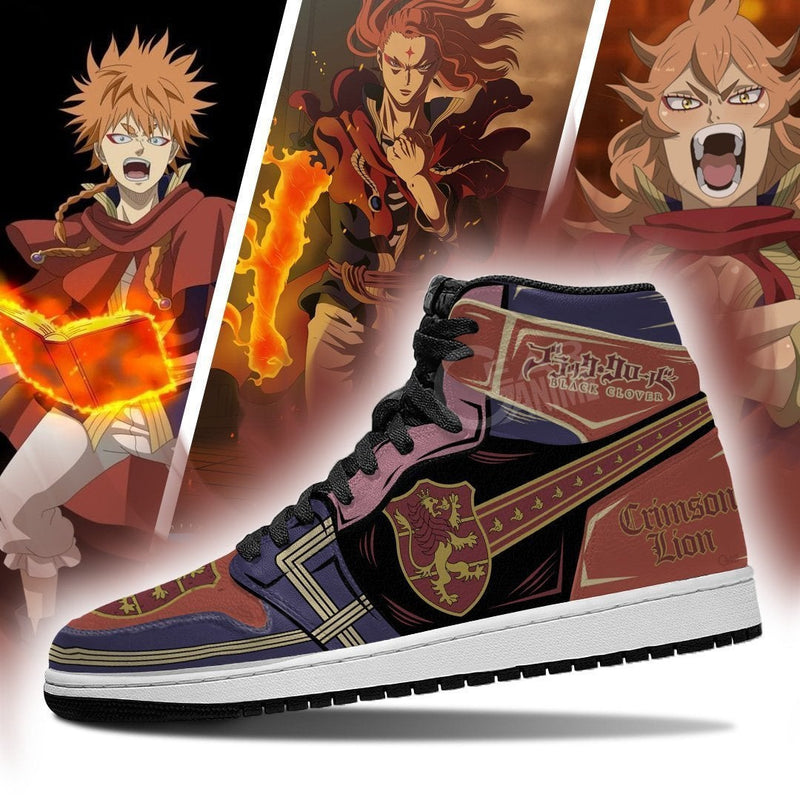 Crimson Lion Magic Knight J1 Sneakers Anime