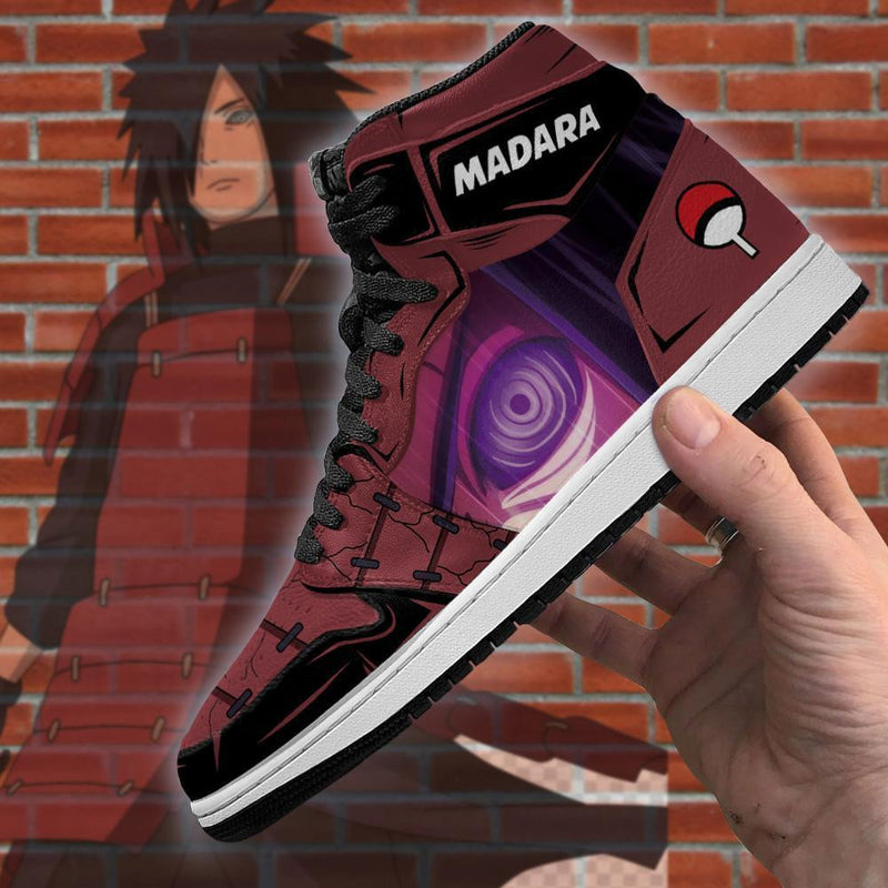 Madara Rinnegan Eye J1 Sneakers Anime Costume