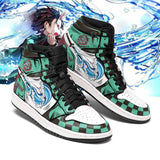 Kamado Tanjiro J1 Sneakers Anime KNY Water Breathing Shoes MN08