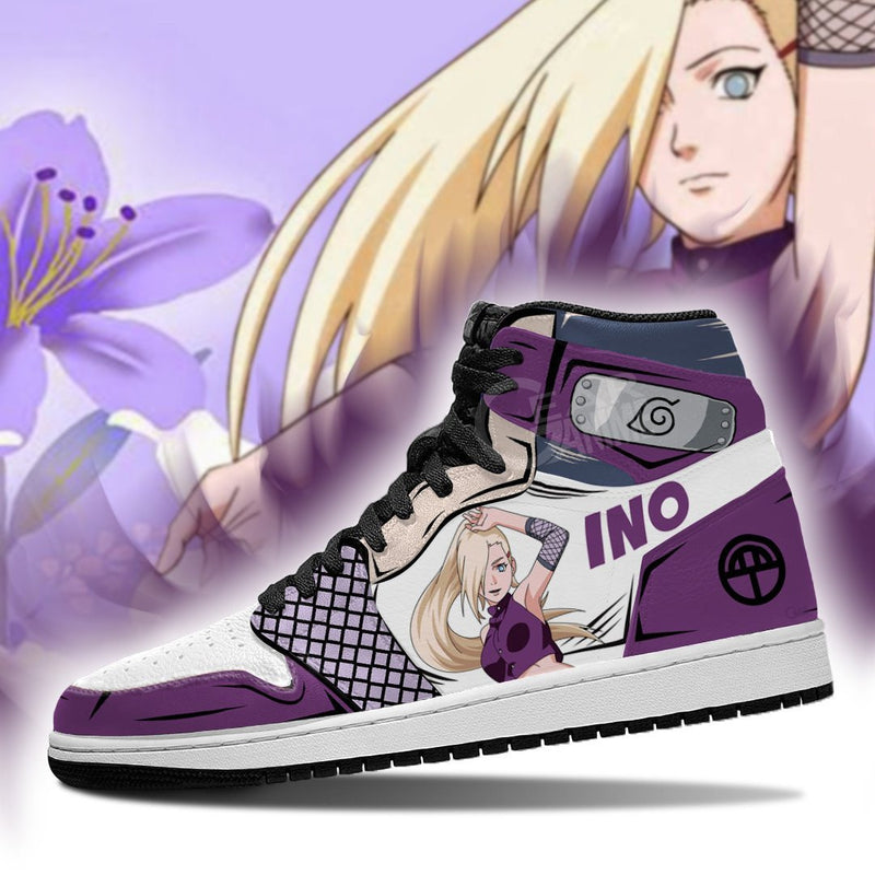 Ino Yamanaka J1 Sneakers Anime Symbol Costume Boots