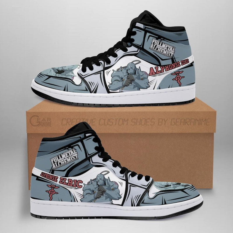 Alphonse Elric J1 Sneakers Anime