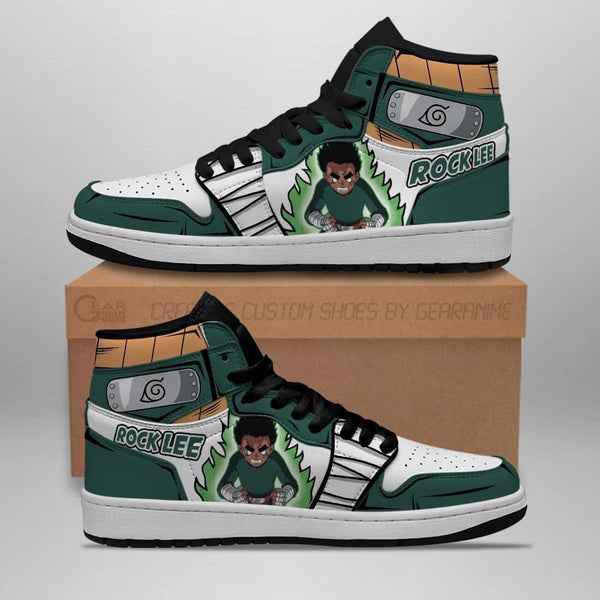 Rock Lee J1 Sneakers Anime Power Costume Boots