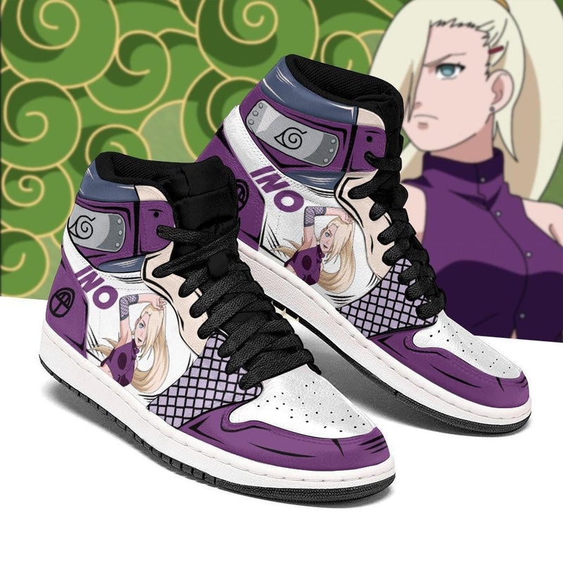 Ino Yamanaka J1 Sneakers Anime Symbol Costume Boots