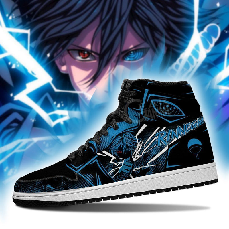 Sasuke J1 Sneakers Anime Skill Rinegan Eyes