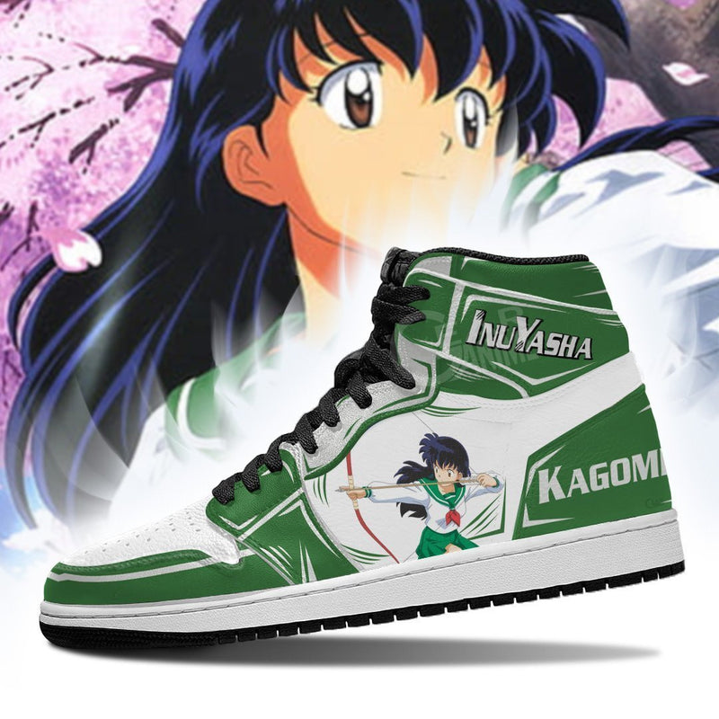 Kagome J1 Sneakers Anime Inuyasha Leather MN08