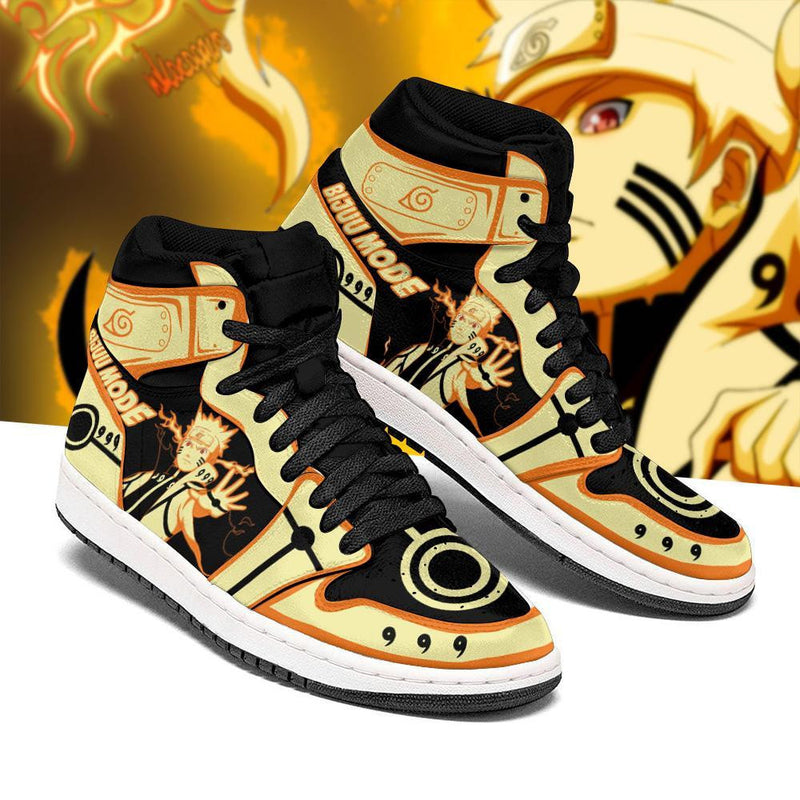 Uzumaki Bijuu Mode J1 Sneakers Anime Custom