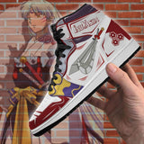 Sesshomaru Sword J1 Sneakers Anime Inuyasha Leather MN08