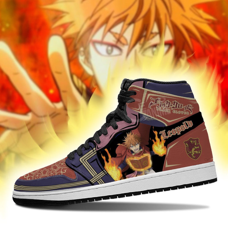 Crimson Lion Leopold Vermillion J1 Sneakers Anime