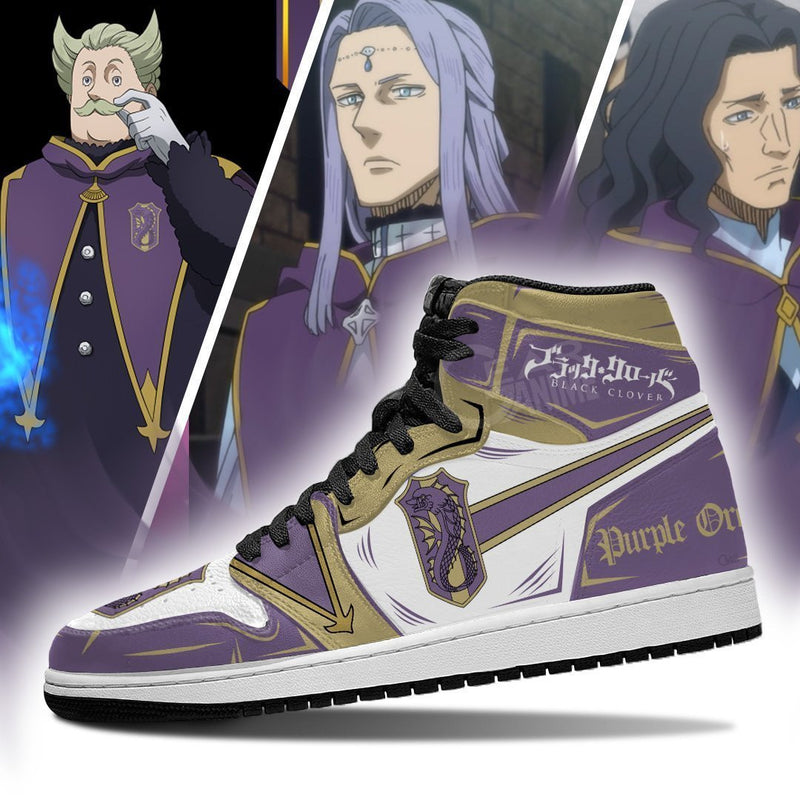 Purple Orca Magic Knight J1 Sneakers Anime