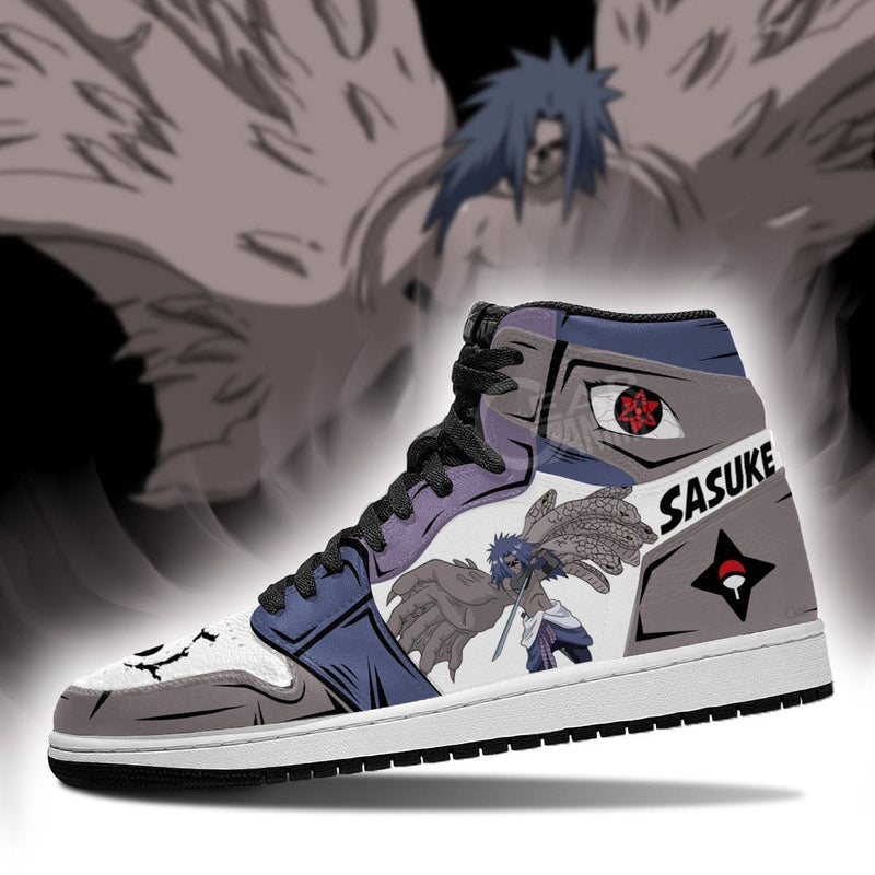 Sasuke J1 Sneakers Anime Cursed Seal of Heaven Costume