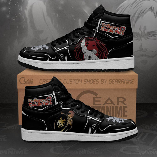 Escanor J1 Sneakers Anime Lion's Sin of Pride J1 Sneakers Anime