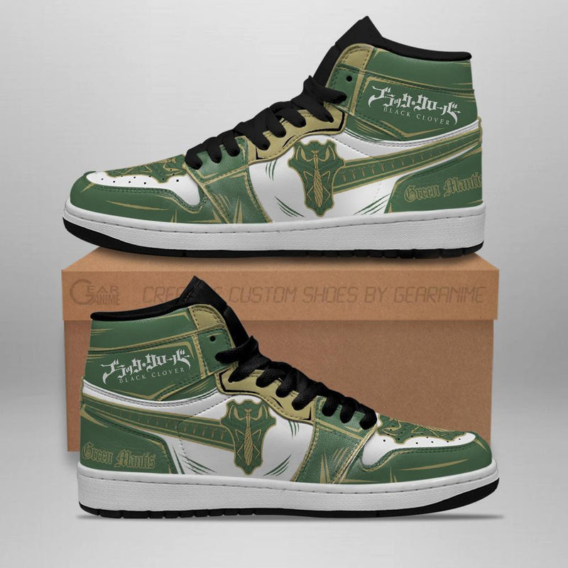 Green Mantis Magic Knight J1 Sneakers Anime