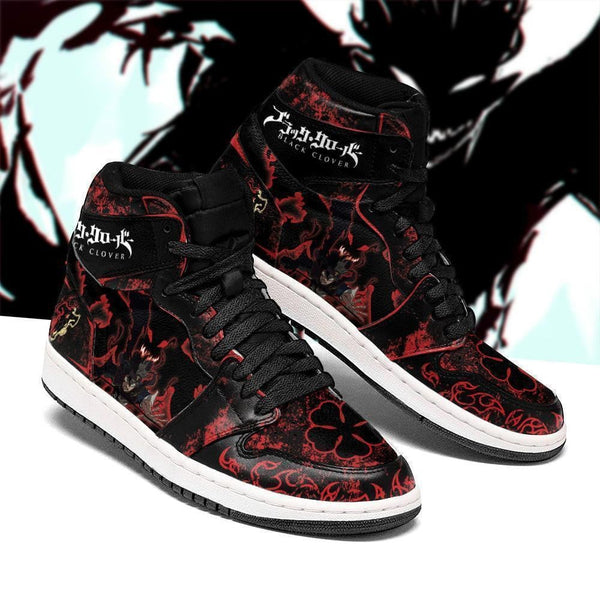 Black Asta J1 Sneakers Custom For Anime Fans MN08