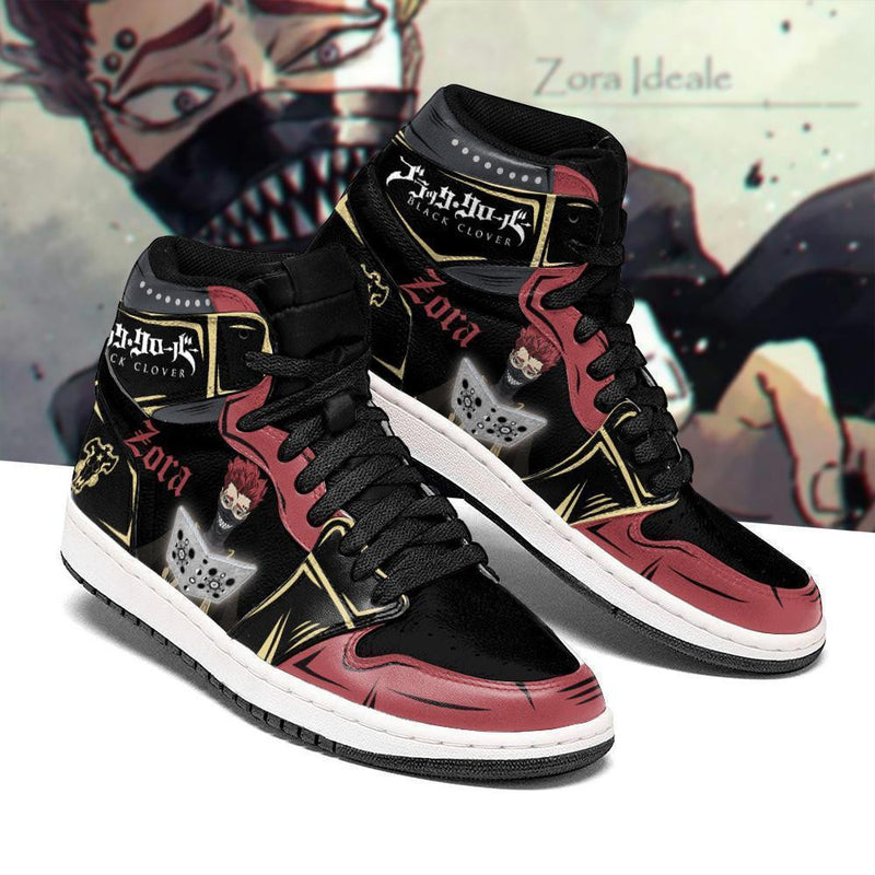 Black Bull Zora Ideale J1 Sneakers Anime