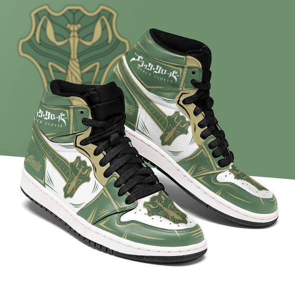 Green Mantis Magic Knight J1 Sneakers Anime