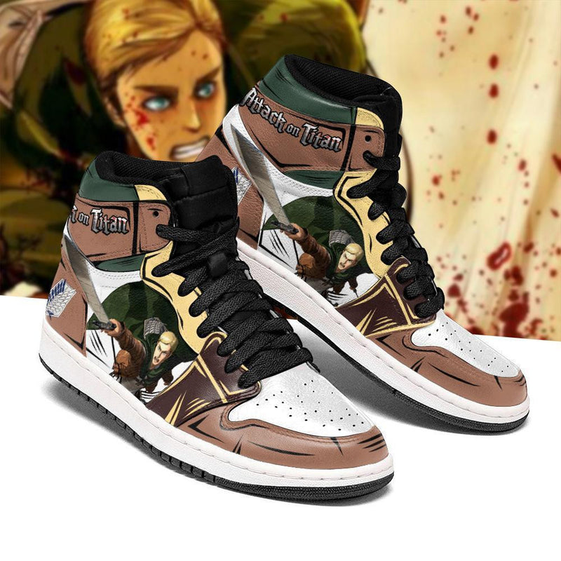 Erwin Smith J1 Sneakers Anime Shingeki MN08