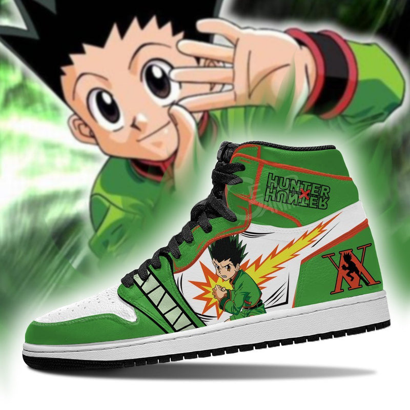 Gon Freecss J1 Sneakers Anime Rock Paper Scissors