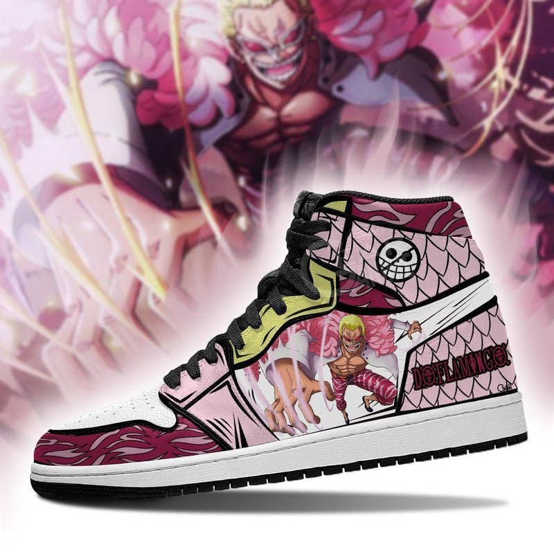 Doflamingo J1 Sneakers Anime Devil Fruit