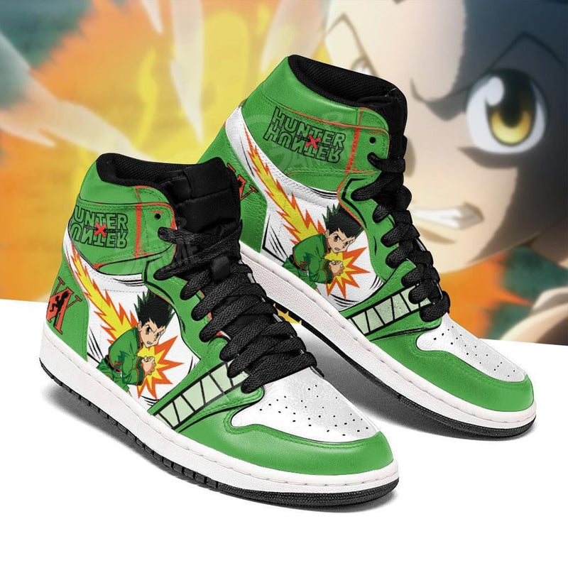 Gon Freecss J1 Sneakers Anime Rock Paper Scissors