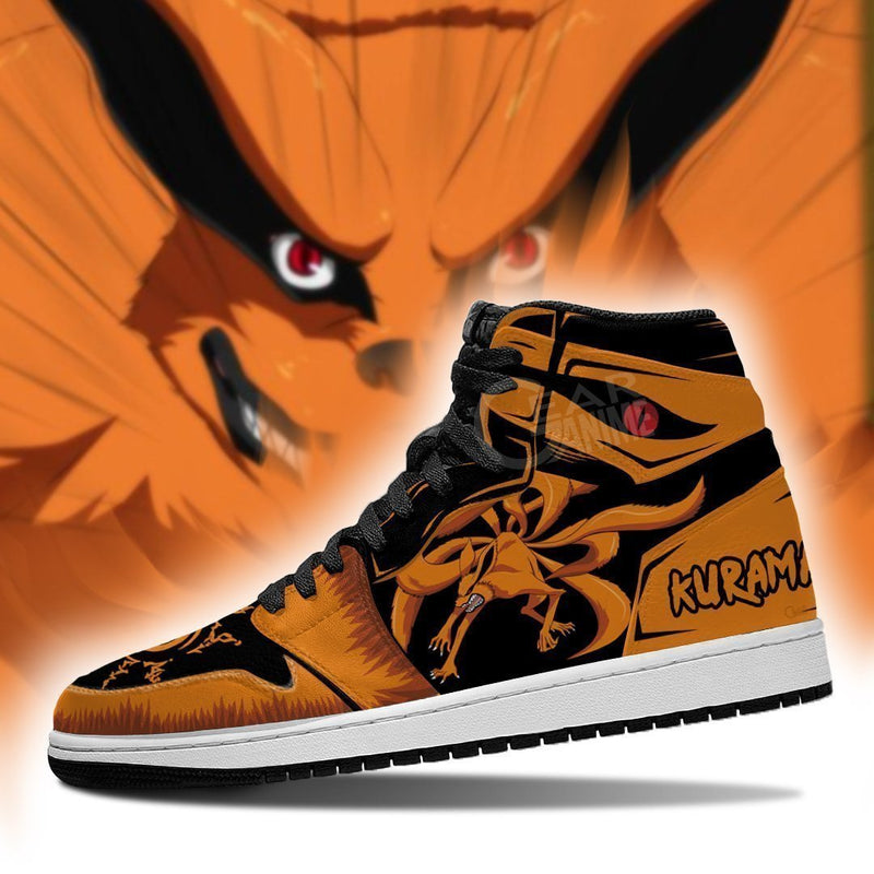 Nine-tailed Beast Kurama J1 Sneakers Custom Anime Shoes