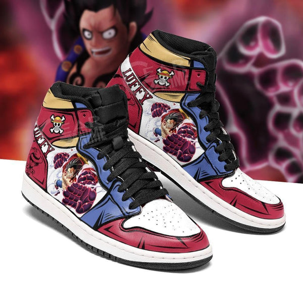 Monkey D Luffy Gear 4th Snakeman J1 Sneakers Anime