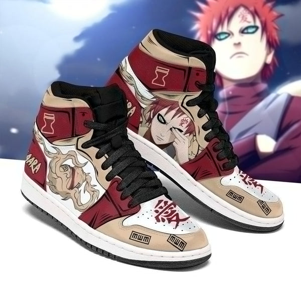 Gaara J1 Sneakers Anime Sand Skill Costume